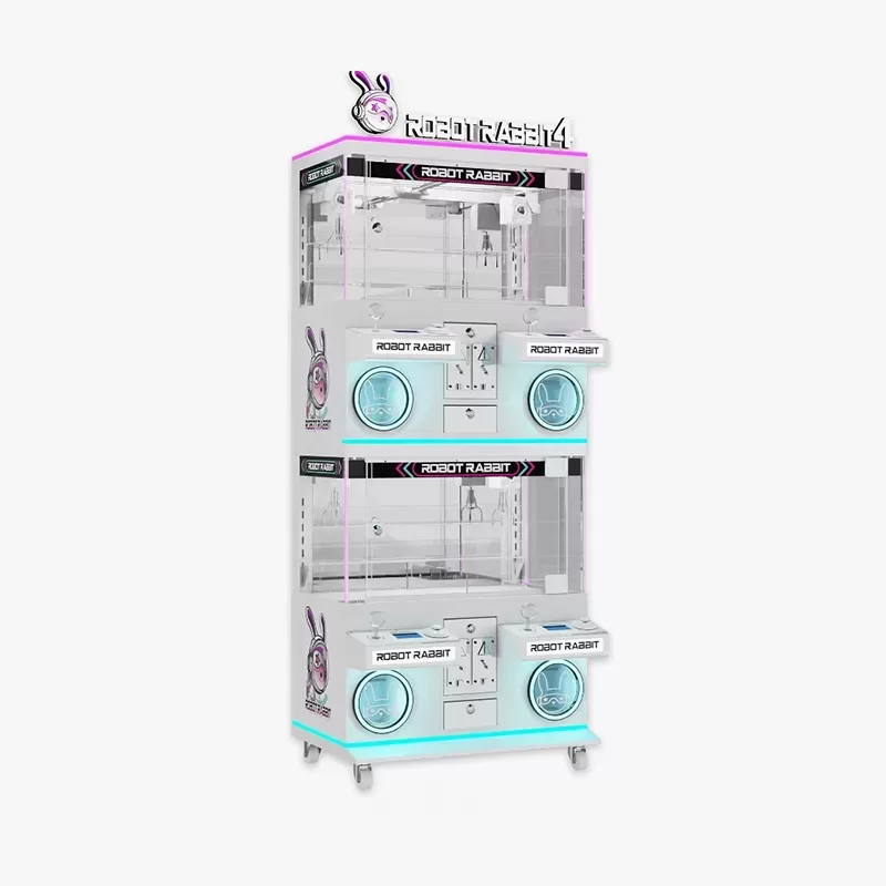 Durable Mini Claw Crane Simulator 4 Players Children's Arcade Game Machine Claw Pusher Doll Mac