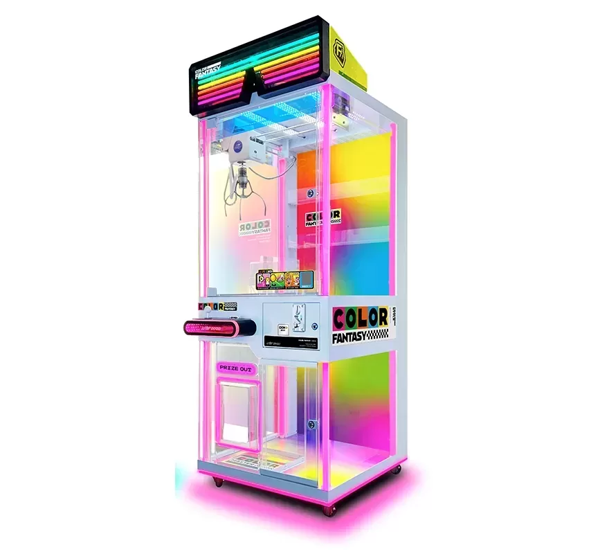High Quality Stuffed Plush Toy Custom Full Size Arcade Doll Machine Claw Crane Machine Game Indoor P