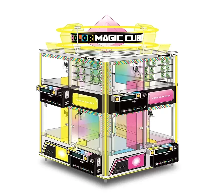 Easy Install Coin Banknote Operated Custom Logo for Shopfront Mall Arcade Game Machine