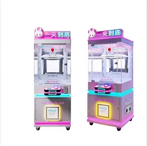 Coin-Operated Clip Prize Game Machine with Metal/Acrylic Construction Customizable Payment Commercia