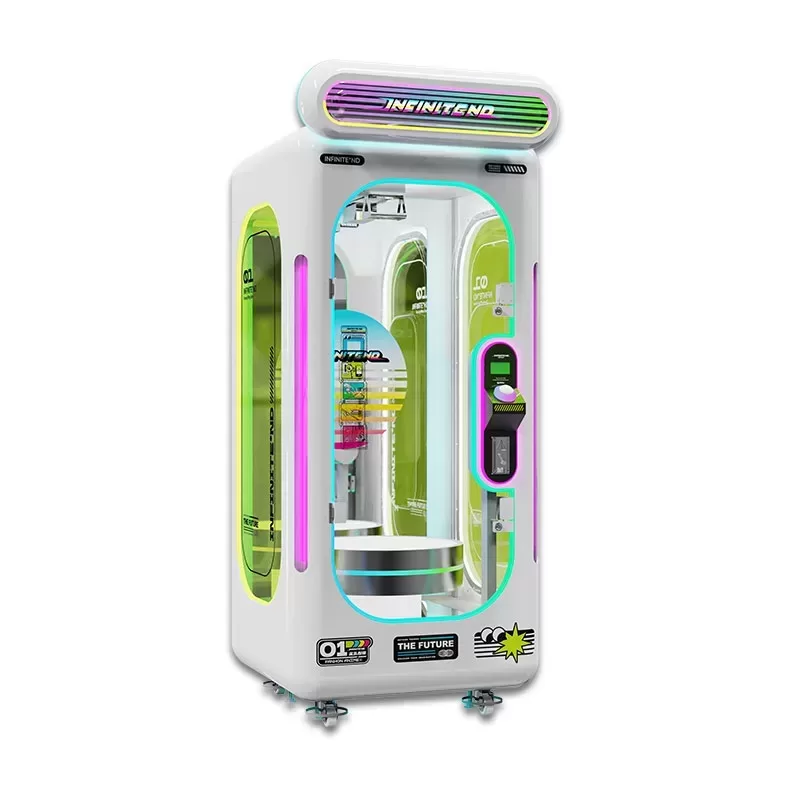 High Yield Scissors Gift Machine Coin Operated Cut Prize Machine Game Center for Shopping Luck Indoor Arcade Games Prize Machine