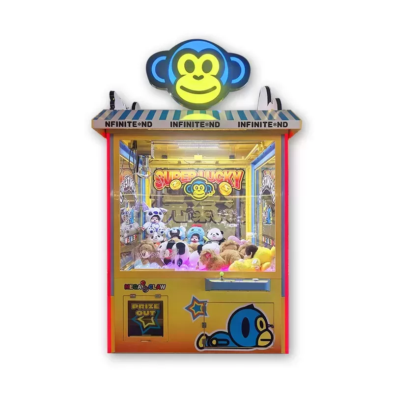 New Arcade Coin Operated Prize Gift Toy Amusement Kids Game Claw Machine Jumbo Size Coin Operated Games Claw Crane Machine