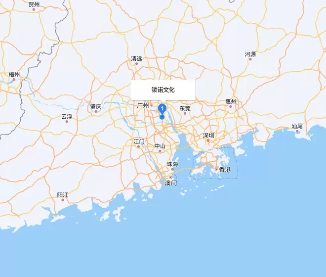 Company location map